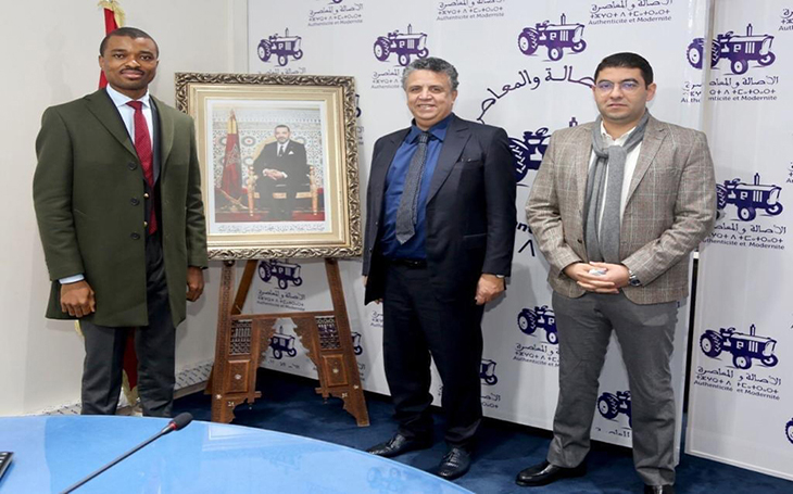 WFDP Envoy to ECOWAS Countries in official visit to Morocco for Discuss extending WFDP network